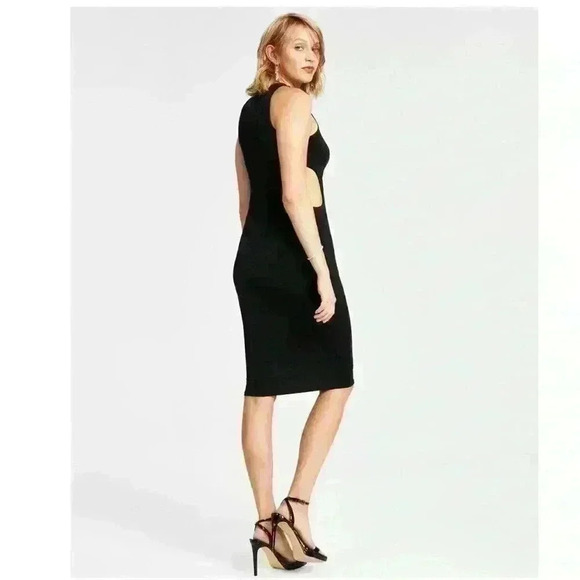Bar lll Womens Sleeveless Cut- Out Bodycon Dress Deep Black Size XS NWT - Picture 2 of 14
